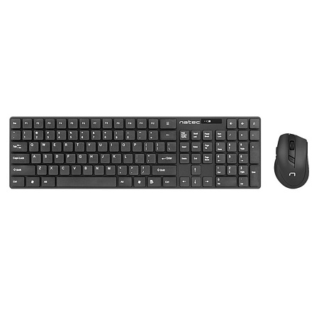Natec Wireless Combo Keyboard+Mouse Stingray, Black Natec Wireless Combo Keyboard+Mouse Stingray, Black