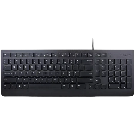 Клавиатура Lenovo 4Y41C68671, Проводное, Чёрный