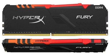 16GB DDR4-3600MHz Kingston HyperX FURY RGB (Kit of 2x8GB) (HX436C17FB3AK2/16), CL17, 1.35V, Black 16GB DDR4-3600MHz Kingston HyperX FURY RGB (Kit of 2x8GB) (HX436C17FB3AK2/16), CL17, 1.35V, Black