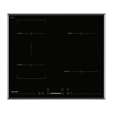 Индукционная варочная панель Sharp KH6I27CS00EU, Чёрный