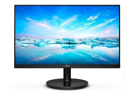 21.5" PHILIPS 221V8A, Black, VA, 1920x1080, 75Hz, AdaptiveSync, 4ms, 200cd, MegaDCR,HDMI+D-Sub,Spkrs