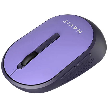 Wireless Mouse Havit MS78GT, 1200-3200dpi, 6 buttons, Ambidextrous, 1xAA, 2.4Ghz, Purple