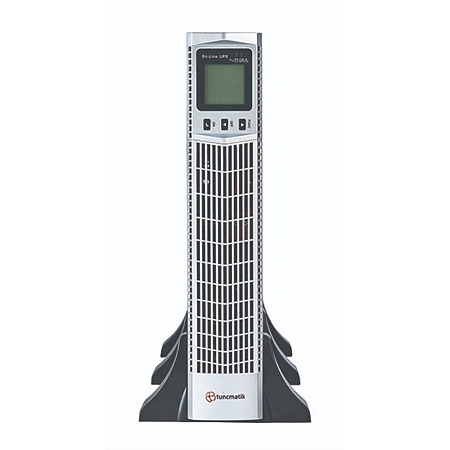UPS Tuncmatik  PowerUP 1000VA/800W,R2U/Twr,Sinewave,Online,LCD,AVR,USB,RS232,SNMP opt.,1*C19,2*Schuk