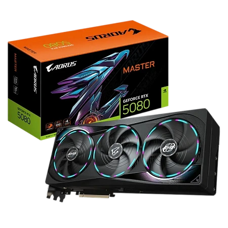 Видеокарта Gigabyte GV-N5080AORUS M-16GD, 16 ГБ GDDR7 256бит