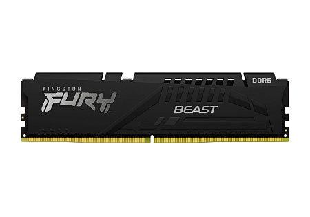 .16GB DDR5-5200MHz  Kingston FURY Beast  (KF552C40BB-16), CL40-40-40, 1.25V, Intel XMP 3.0, Black