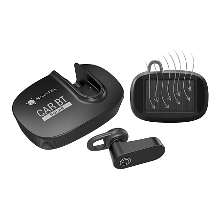 Navitel In-Ear Headset Bluetooth Solar Car, Black Navitel In-Ear Headset Bluetooth Solar Car, Black