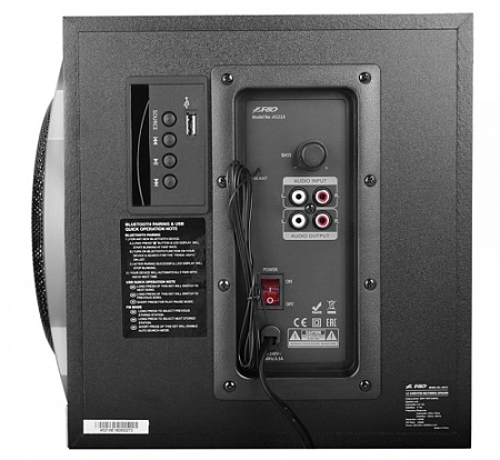 Speakers F&D A521X Black, Bluetooth, 52w / 20w + 2 x 16w / 2.1