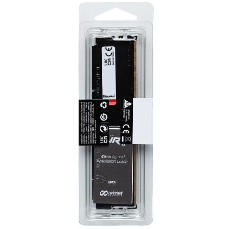 .16GB DDR5-4800MHz  Kingston FURY Beast (KF548C38BB-16), CL38-38-38, 1.1V, Intel XMP 3.0, Black