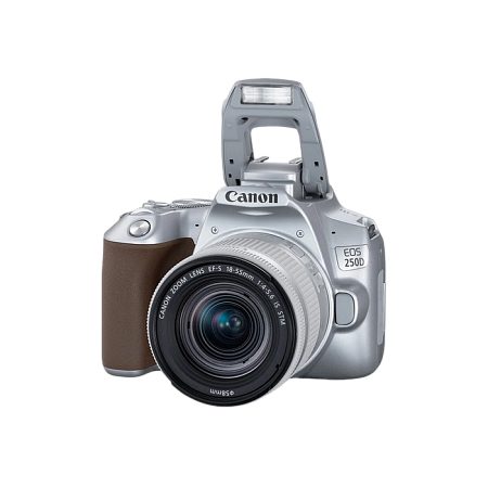 DC Canon EOS 250D & EF-S 18-55mm f/3.5-5.6 IS STM KIT - Silver