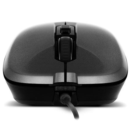 Mouse SVEN RX-520S, 800-3200 dpi, 6 buttons, Ambidextrous, Silent, 83g., 1.5m, USB, Gray