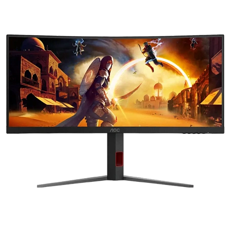 34" Игровой монитор AOC CU34G4, VA 3440x1440 WQHD, Чёрный