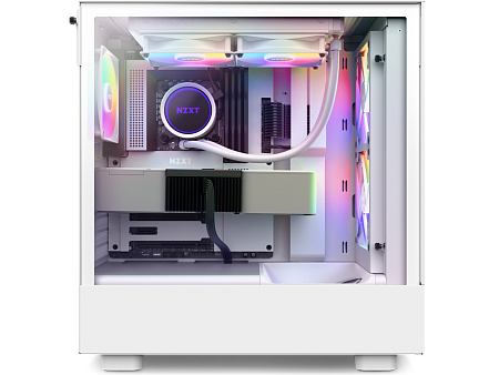 Case ATX NZXT H5 Flow RGB, 2x140mm RGB & 2x120mm, Front Mesh, Tempered Glass, Dust Filter, 1xUSB 3.2