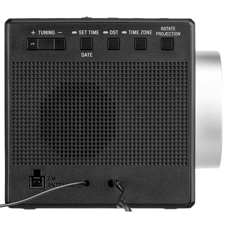 SONY ICF-C1PJ, Gray, Clock Radio with Time Projector, AM/FM