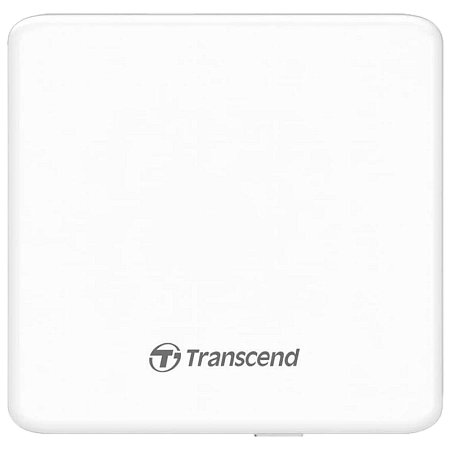 External Portable Slim 8x DVD-RW Drive  Transcend "TS8XDVDS", White, (USB2.0), Retail