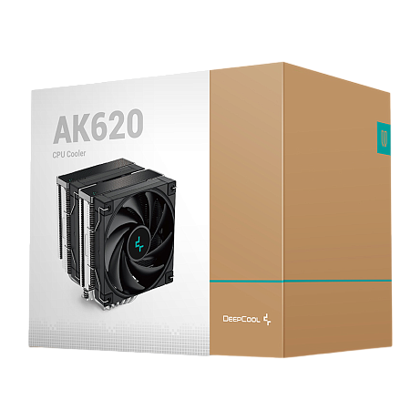 AC Deepcool "AK620 DIGITAL SE" (≤28 dB, 500-1850RPM, 68.99 CFM, 2x120mm, ARGB, 260W, 6x6mm, Display, AC Deepcool "AK620 DIGITAL SE" (≤28 dB, 500-1850RPM, 68.99 CFM, 2x120mm, ARGB, 260W, 6x6mm, Display,