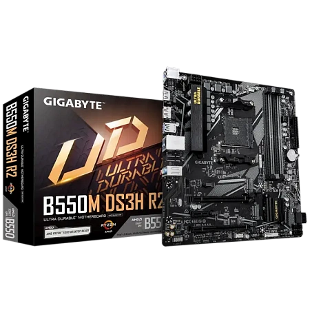Материнская плата Gigabyte B550M DS3H R2, AM4, AMD B550, Micro-ATX