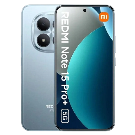 Смартфон Xiaomi Redmi Note 15 Pro+ 5G, 12Гб/512Гб, Glacier Blue