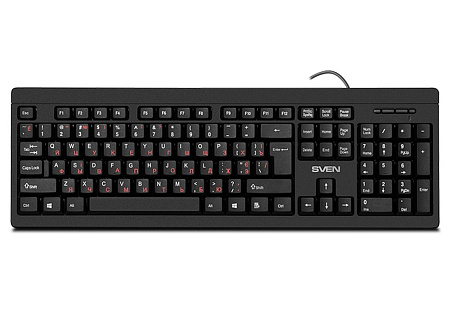 Keyboard & Mouse SVEN KB-S320C, Classic layout, Splash proof, 1000 dpi, 4 buttons, 1.5m, USB, EN/RU, Keyboard & Mouse SVEN KB-S320C, Classic layout, Splash proof, 1000 dpi, 4 buttons, 1.5m, USB, EN/RU,