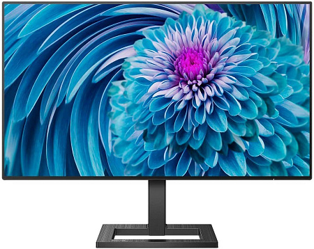 27" PHILIPS 275E2FAE, Black, IPS, 2560x1440, 75Hz, 1msMPRT, 350cd, MegaDCR, HDMI+DP, Spkrs, Tilt