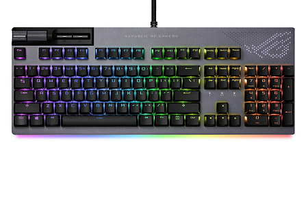 Gaming Keyboard Asus ROG Strix Flare II Animate, Mechanical, NX Red SW, PBT, AniMe Matrix LED displa