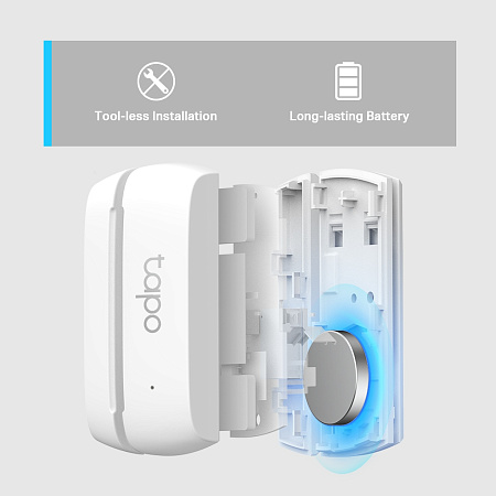 TP-Link Wireless Smart Contact Sensor "Tapo T110", White
