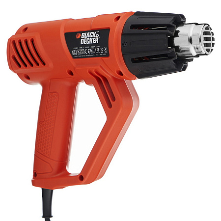 Heat Gun Black+Decker (KX2001K-QS) 2000W Kitbox, 500-600°C, 200 -500 l/min Heat Gun Black+Decker (KX2001K-QS) 2000W Kitbox, 500-600°C, 200 -500 l/min