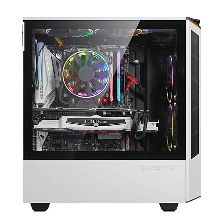 Case ATX GAMEMAX Paladin, w/o PSU, 0.8mm, 1x120mm ARGB, 2xARGB Strips, ARGB Hub, Tempered Glass, DF,