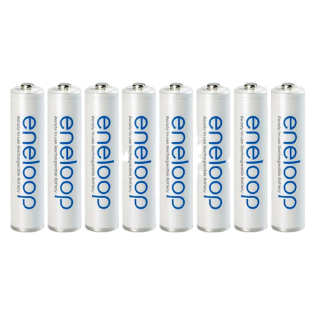  AAA  Eneloop 750mAh, Blister*8, Panasonic, BK-4MCCE/8BE