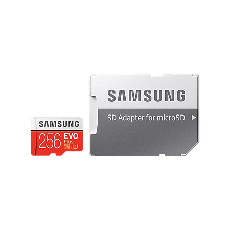 Карта памяти Samsung EVO Plus MicroSD, 256Гб (MB-MC256HA/RU)