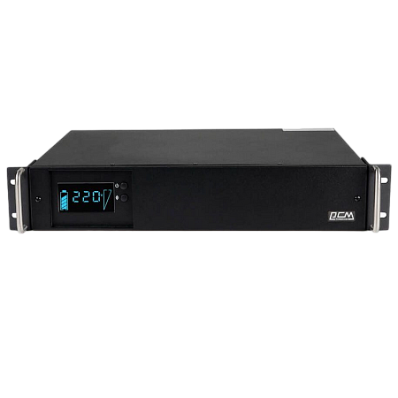 UPS PowerCom KIN-1500AP 1500VA/1200W, Rack 2U, Line Interactive,LCD, AVR, USB, RJ45, 6xIEC C13 