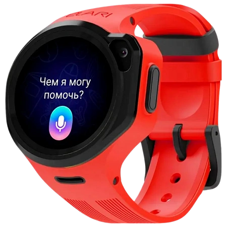 Детские часы Elari KidPhone 4GR, Красный, iphone, xiaomi, samsung, oppo, чехол, стекло