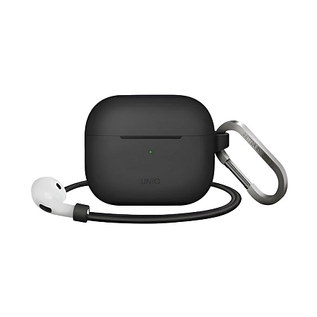 Uniq Case Silicon Charcoal for AirPods 3rd Gen, Darck Grey Uniq Case Silicon Charcoal for AirPods 3rd Gen, Darck Grey