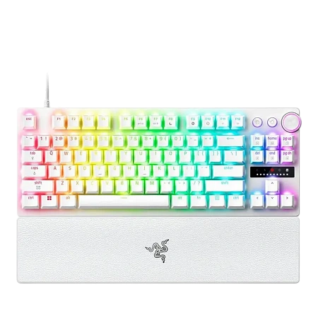 Клавиатура Razer Huntsman V3 Pro TKL 8KHz, Проводное, Белый