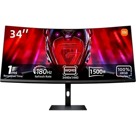  Игровой монитор Xiaomi G34WQi, VA 3440x1440 WQHD, 