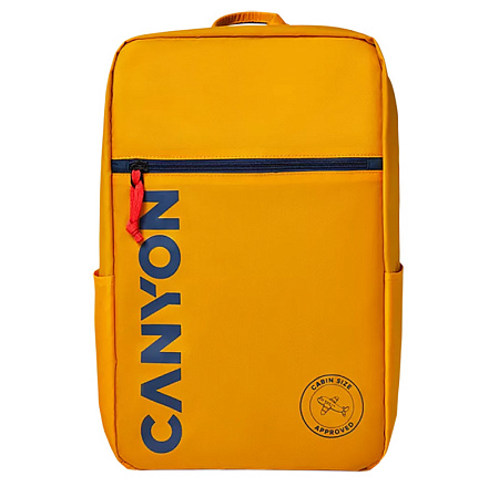Backpack Canyon CSZ-02, for Laptop 15,6", For low-cost airlines,20L,Anti-theft hidden zipper, Yellow Backpack Canyon CSZ-02, for Laptop 15,6", For low-cost airlines,20L,Anti-theft hidden zipper, Yellow