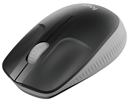 Wireless Mouse Logitech M190 Full-size, 1000 dpi, 3 buttons, Ambidextrous, 89,9g., 1xAA, 2,4Ghz, Gre