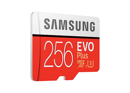 Карта памяти Samsung EVO Plus MicroSD, 256Гб (MB-MC256HA/RU)