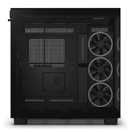 Case ATX NZXT H9 Elite, 3x120mm RGB & 1x120mm, RGB Hub, Dual-Chamber, Front&Side&Top Tempered Glass,