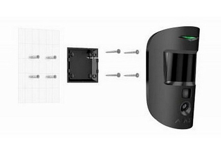 Ajax Wireless Security Motion Detector with Photo "MotionCam", Black
