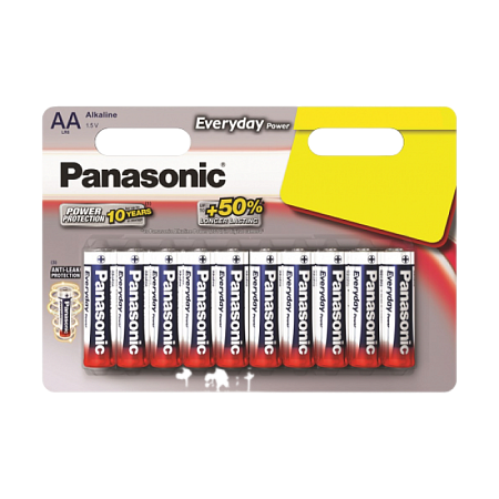 Panasonic  "EVERYDAY Power" AA Blister*10, Alkaline, LR6REE/10B4F