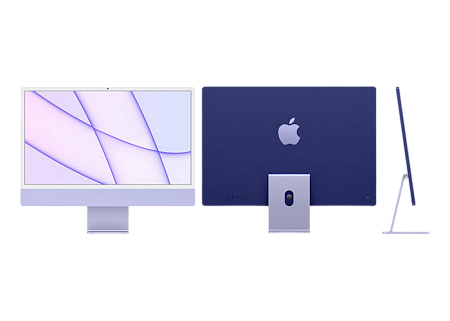 Моноблок Apple iMac A2438, M1 with 8-core CPU and 8-core GPU, 16ГБ/512Гб, macOS Big Sur, Purple