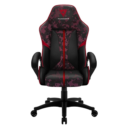 Gaming Chair ThunderX3 BC1 Camo Camo/Red, User max load up to 150kg / height 165-180cm