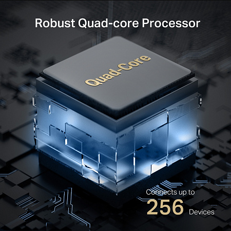 Wi-Fi 6 Dual Band Mercusys Router "MR90X", 6000Mbps, OFDMA, MU-MIMO, 1x2.5Gbit LAN/WAN