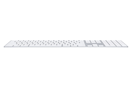 Apple Magic Keyboard with Numeric Keypad - Russian, Lightning, White