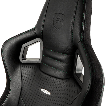 Gaming Chair Noble Epic NBL-PU-GRN-002 Black/Green, User max load up to 120kg / height 165-180cm