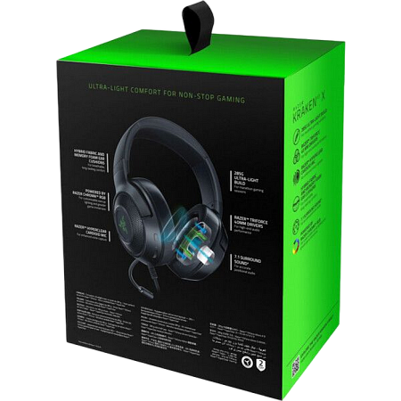 Игровая Гарнитура RAZER Kraken V3 X, USB, Чёрный Игровая Гарнитура RAZER Kraken V3 X, USB, Чёрный