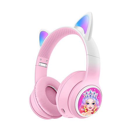 Musen Wireless Kids Headphones on ear AKZ-Z66 (Princess), Pink Musen Wireless Kids Headphones on ear AKZ-Z66 (Princess), Pink