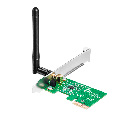 PCIe Wi-Fi N LAN Adapter TP-LINK "TL-WN781ND", 150Mbps PCIe Wi-Fi N LAN Adapter TP-LINK "TL-WN781ND", 150Mbps
