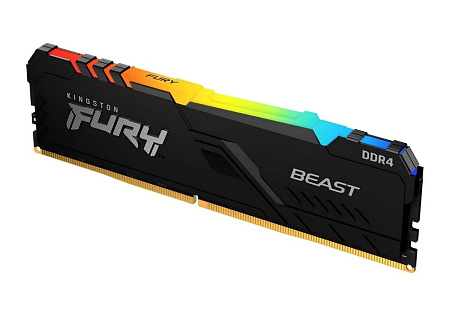 16GB DDR4-2666MHz Kingston FURY Beast RGB (KF426C16BB1A/16), CL16-18-18, 1.2V, Intel XMP 2.0, Black 16GB DDR4-2666MHz Kingston FURY Beast RGB (KF426C16BB1A/16), CL16-18-18, 1.2V, Intel XMP 2.0, Black