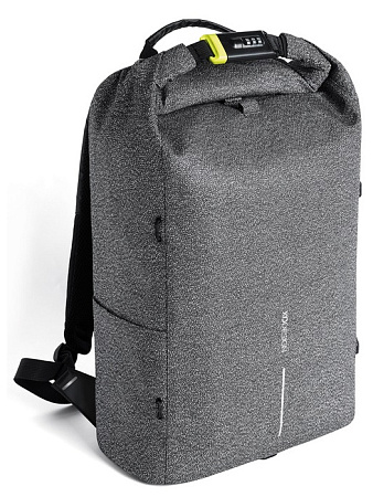 Backpack Bobby Urban, anti-theft, P705.642 for Laptop 15.6" & City Bags, Grey 